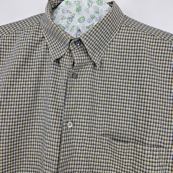 Tricots St Raphael Shirt Mens XXL Button‎ Down Casual 100% Cotton Long Sleeve - Picture 2 of 12